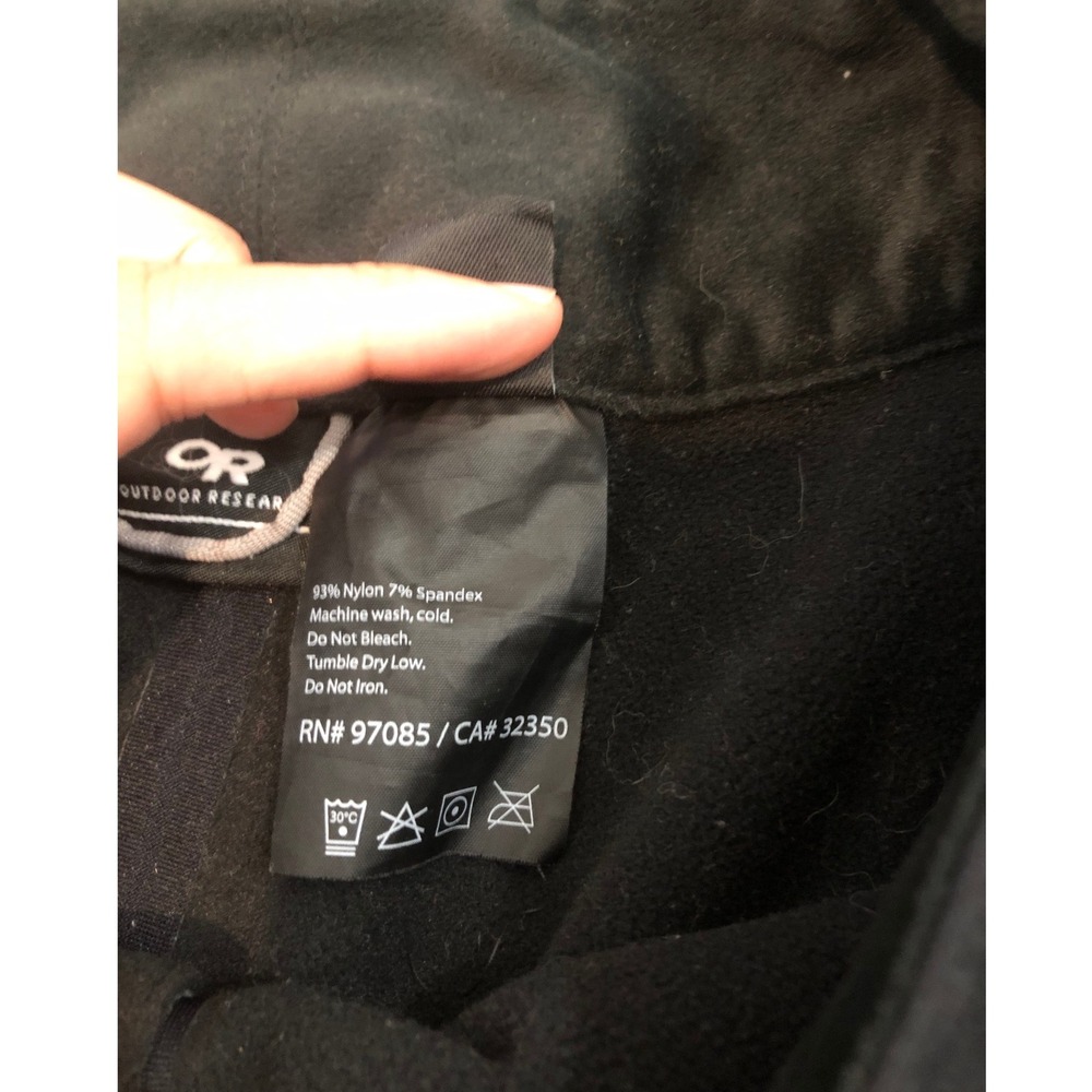 Outdoor Research Softshell Ski Pants Womens Small Black Hiking Technical Outdoor View 5
